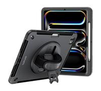 4smarts, Cover per iPad Pro 13' 2024 bi-materiale antishock manico cavalletto