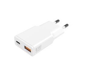 4smarts Netzladegerät PDPlug Slim Duos 30W GaN USB-C+USB-A Caricabatteria 541125