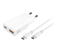 4smarts Netzladegerät PDPlug Slim Duos GaN 1C e USB-C Kabel 541509