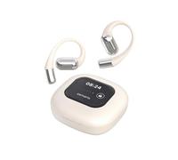 4smarts Open Ear - Cuffie Bluetooth SkyBuds AI Screen, colore: Beige