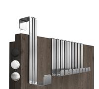 4smile ganci porta 1.6 cm 2.2 cm - 10 pezzi acciaio inossidabile ganci appendiabiti da porta, appendi abiti per porte, ideali per casa e ufficio