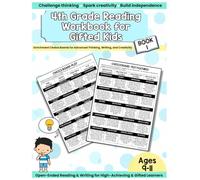 4th Grade Reading Workbook for Gifted Kids: Enrichment Choice Boards for Advanced Thinking, Writing, and Creativity Open-Ended Reading & Writing for High-Achieving & Gifted Learners