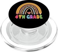 4th Grade Teacher Student Boho Rainbow Back To School PopSockets PopGrip per MagSafe