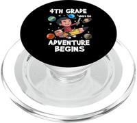 4th Grade Where The Adventure Begins Back To School For Boys PopSockets PopGrip per MagSafe