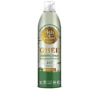 4th & Heart Original Ghee Oil Cooking Spray, 5 once, antiaderente ad alto calore miscela di olio di burro chiarificato, avocado e vinaccioli, cheto, allevato al pascolo, senza lattosio, Paleo