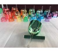 4th Octave 14,6 cm shinny colore verde cristallo canto maniglia ciotola 1 pc in perfetto 440HZ standard perfetto cuore chakra per la guarigione del suono/yoga/meditazione