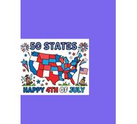 4th of July - 50 states coloring book