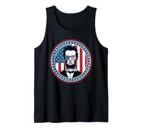 4th of July America Flag Merica Abe Lincoln Independence Day Canotta