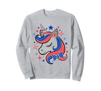 4th Of July Cute Unicorn American Flag Patriotic Girls Kids Felpa