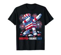 4th of July INDEPEN-Dance Day Blocks Bricks Master Builder Maglietta