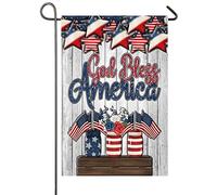 4Th Of July Independence Day Celebration Bandiere Colore Vivido Flag Robuste Bandiera Per Feste Giardino Balcone 30X45Cm