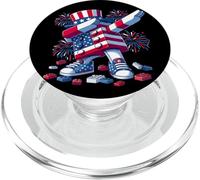 4th Of July Master Builder USA Flag Patriotic Kids Boys Men PopSockets PopGrip per MagSafe