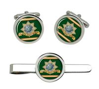 4th Royal Irish Dragoon Guards Set Gemelli E Clip Da Cravatta British Army
