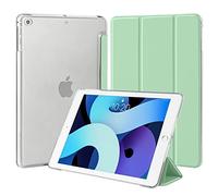 4UBonLife Custodia per iPad 6a /5a Generazione 9,7 Pollici 2018/2017, per iPad Air 1 2013/Air 2 2014 Cover Protettiva Rigida, Sottile e Leggera con Traslucida Posteriore Opaca Cover, Verde Menta