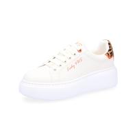 4us Paciotti Sneaker con inserto in cavallino al tallone e suola 5 cm