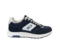 4US Sneakers Uomo Cesare Paciotti Blu Navy con Inserti Bianchi, Scarpe Casual Sportive con Lacci e Suola Comfort (Blu, Sistema Taglie Calzature EU, Adulto, Uomo, Numero, Media, 45)