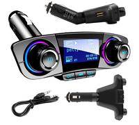 4v1 CAR FM Transmiter SD Bluetooth 2x USB 12-24V