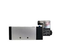 4V110-06 4V210-08 4V220-08 4V310-10 Elettrovalvola pneumatica DC 12V 24V AC 220V 110V Elettrovalvola magnetica a 5 vie 1 pz(4v310-06,AC110V)