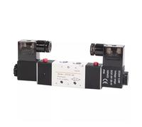4V120-06 4V220-08 4V320-10 4v420-15 Elettrovalvola Valvola Aria Due Posizioni Cinque Vie Valvola Di Inversione 12V 24V 110V 220V(4V120-06,AC110V)