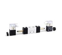 4V120-06 4V220-08 4V320-10 4V420-15 Valvola pneumatica a 5/2 vie, bobina singola, DC24V AC220V(4V230C-08 DC24V)