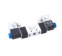 4V120-06 4v220-08 Elettrovalvola A doppia testa Doppio controllo 5 Vie 2 Posizioni Mantenimento dello spegnimento Valvola direzionale pneumatica(4V220-08,DC12V)