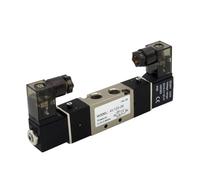 4V120-06 5 vie 2 Postion Solenoid Valves DC12V DC24V AC110V AC220V Pneumatic Air Solenoid Valve (PC 6 mm raccordi, 4V120-06 AC110V)