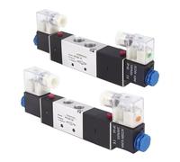 4V130C-06 4V230C-08 4V330C-10 4v430C-15 Ccontrol pneumatico con elettrovalvola aria a cinque vie a tre posizioni(4V230C-08 PC4-02,DC24V)