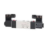 4V130C-06 4V230C-08 4V330C-10 4V430C-15 Elettrovalvola pneumatica a 5 vie, 3 posizioni, inversione 12 V, 24 V, 110 V, 220 V(4V230C-08,DC12V)