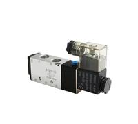 4V210-08 4v110-06 M5 Elettrovalvola Pneumatica A Solenoide 1/4" 1/8" 3/8" 1/2" Pollici 2/5 Elettromagnetica 4V310-10 12V 24V 110V 220V(DN10 4V310-10,DC24V)