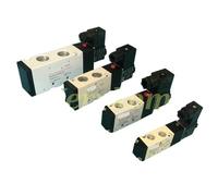 4V210-08 4v110-06 M5 Elettrovalvola Pneumatica A Solenoide 1/4" 1/8" 3/8" 1/2" Pollici 2/5 Elettromagnetica 4V310-10 12V 24V CC CA 110V 220V(110 coil with LED)