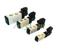 4V210-08 4v110-06 M5 Solenoid Air Valve 1/4" 1/8" 3/8" 1/2" Inch 2/5 Electromagnetic 4V310-10 12V 24V DC AC 110V 220V(380VAC)