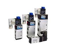 4V210-08 4v110-06 Valvola pneumatica a 5 vie 5/2 Elettromagnetica DC12V DC24V Elettrovalvole Controller AC110V AC220V 4V310-10(4V110-06,AC24V)