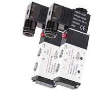 4V210-08 4V310-10 4V410-15 Elettrovalvola pneumatica elettrica a controllo direzionale Valvola magnetica 24V 220V(4V320-10,AC110V)