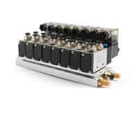 4V210-08 Collettori con elettrovalvola 24v Da elettromagnetico al cilindro di controllo 4V210-08-10 24DC 4V410-15 4V110-06 AC220 DC12 AC24(4V210-08 8Position,AC110V)