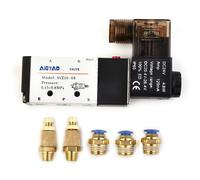 4V210-08 Dc 24V 5 Porta 2 Posizioni Pneumatico Elettrico Solenoide Valvola