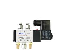 4V210-08 Elettrovalvola 24v elettromagnetica 4V210-08-10 24DC 4V410-15 4V110-06 AC220 DC12 AC24(Black)