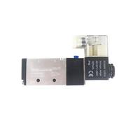 4V210-08 Elettrovalvola pneumatica Valvola magnetica elettrica Porta a 5 vie 2 posizioni Gas 12V 24V 220V Porta 1/4 "Elettrovalvola(ONLY VAVLE,DC-24V)