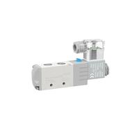 4V210-08 Pneumatic Solenoid Valve With Hose Fittings 5 Way 2 Position Control Air Gas Magnetic Valve DC24V AC220V 4mm-12mm(WITH SL 12MM FITTING)