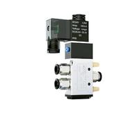 4V210-08 Valvola a solenoide pneumatica 5/2 Way DC24V AC220V Valvola di controllo dell'aria a doppia bobina per compressore d'aria di automazione 8mm (4V210-08-2F, DC24V)