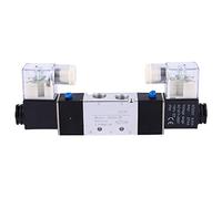 4V220-08 Solenoid Flow Valve | 2 Position 5 Way Pneumatic Control | 1/4" Inlet 1/8" Outlet | Alloy Body, IP65 Rated for Industrial/Automation/Machinery (AC220V)