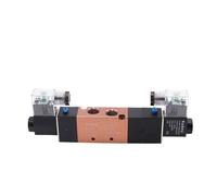 4V230-08C Doppio comando elettrico a 3 posizioni e 5 vie 4V330C-10 Elettrovalvola a tenuta centrale 3 posizioni 5 vie AC220V DC24V(4V330-10/DC24V)