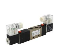 4V230C-08 4V230E-08 4V230P-08 Elettrovalvola Pneumatica A 5 Vie E 3 Posizioni Da 1/4" Doppia Bobina DC12V DC24V AC220V(4V230P-08 DC12V)