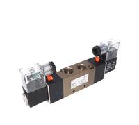 4V320-10 12V 24V 110V 220V 380V 3/8" BSPT 2 Posizioni 5 modi Elettrovalvola pneumatica (4V320-10 AC220V, senza raccordi)