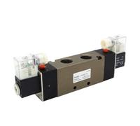 4V420-15 Elettrovalvola Pneumatica A 5 Vie E 2 Posizioni, Con Regolazione Del Flusso, Elettrovalvola Magnetica DC24V DC12V AC110 AC220V Con Raccordi(4V420-15 AC380V)