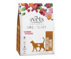4Vets Natural Weight Reduction alimenti secchi per gatti in sovrappeso e obesi 1 kg