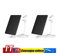 4W Solar Panel Waterproof for Arlo Essential Spotlight/XL Spotlight (Rectangle)