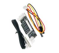 4Wire Fan Velocità Controller Modulo Scheda Con Sensori di Temperatura Display LCD Digitale DC12V 3A Spegnimento Automatico Regolatore di Controllo della Temperatura