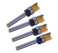 4x 1/4" Shank Top Bearing Flush Trim Pattern Router Bit Set Milling Cutter