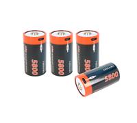 4x 1,5V 5800mWh USB Batterie per Orologi, Arlo Fotocamera,Microfono,Giocattoli