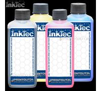 4x 100ml Inktec Pigmento Inchiostro Ricarica per Canon Maxify iB4000 iB4050